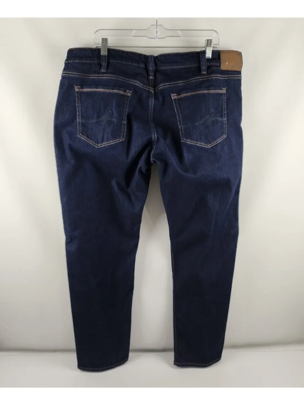34 Heritage Jeans Mens 42x31 Blue Courage Straight Leg Dark Wash Denim